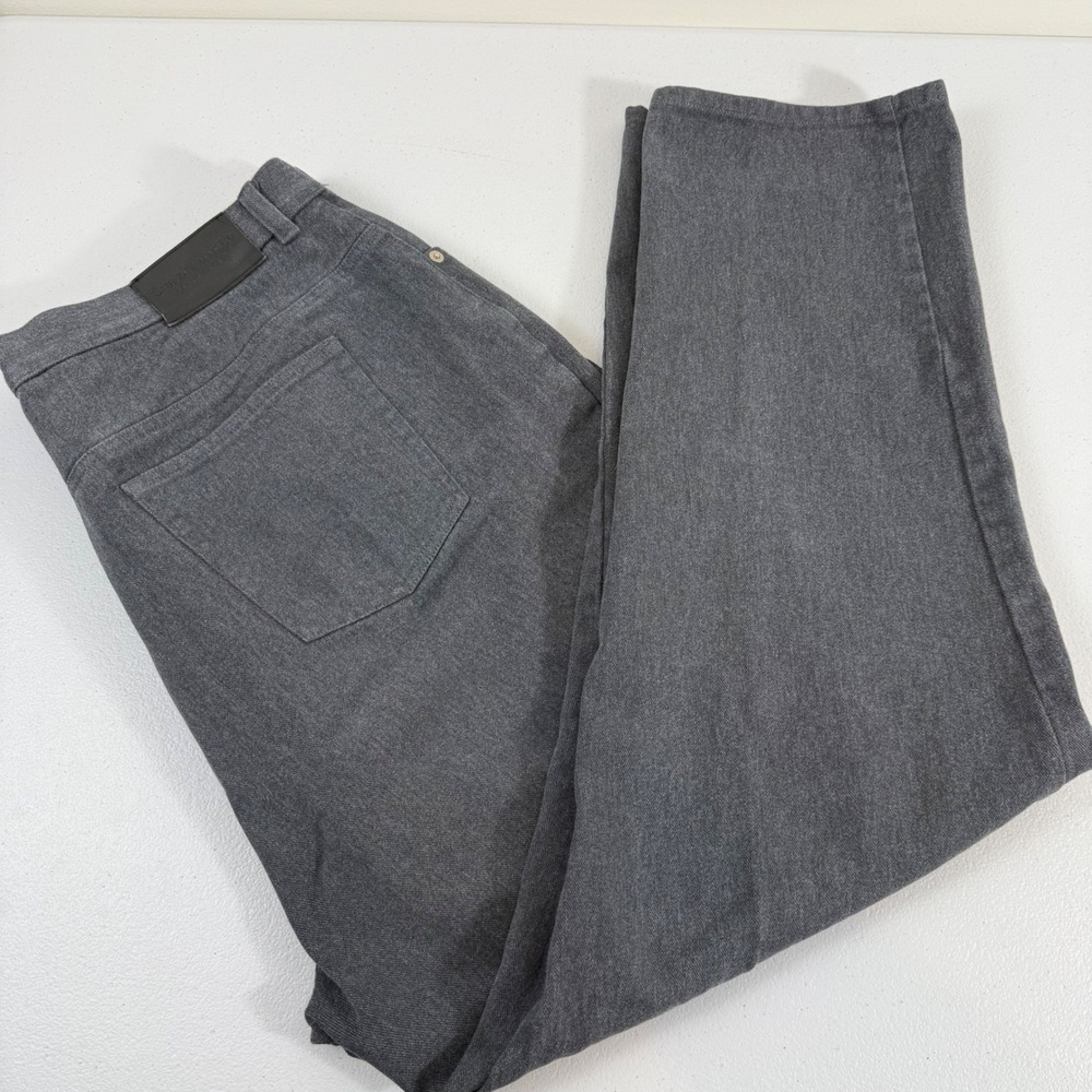 Lauren Jeans Co Ralph Lauren Gray Straight Leg Cotton Denim Pants Womens 20W